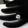 Solitaire diamant certifié 3,14 carats Modèle Place Vendôme 1743