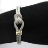 Bijoux FRED - Bracelet FRED force 10 en acier et or 205