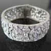 Bracelet manchette en diamant et platine Art Déco – Modèle Saint Honoré 200