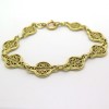 Bracelet ancien en or filigrané et perles fines 211