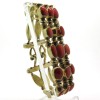 GOUDJI - Bracelet en vermeil et corail A161