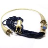 GOUDJI PARIS - Collier en vermeil et lapis-lazuli A130