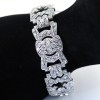 Haute Joaillerie ancienne - Bracelet art déco en platine et diamants 216