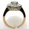 Belle Epoque - Bague diamants marguerite ancienne 2237