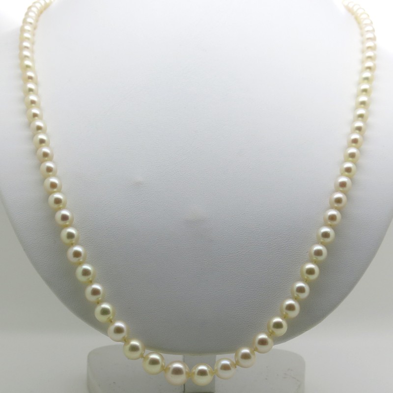 Collier en chute de perles de culture - Collier perle - Bijouxbaume