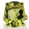 Prasiolite - Bague quartz vert 2336