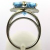 MAUBOUSSIN Fou de Toi - Bague topaze bleue saphir diamants 1634