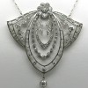 Bijou 1900 - Collier Belle Epoque en platine et diamants 346