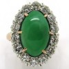 Bague marquise jade diamants 1839