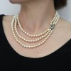 Collier perles de culture - Trois rangs
