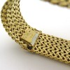 CARTIER – Bracelet manchette vintage en or jaune 196