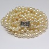 Collier trois rangs de perles Akoya vintage 283 - Achat vente expertise à Paris