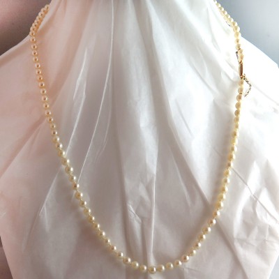 Collier de perles du Japon vintage - Jussieu 286