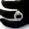 Bague vintage saphir diamants - Charlotte 1820